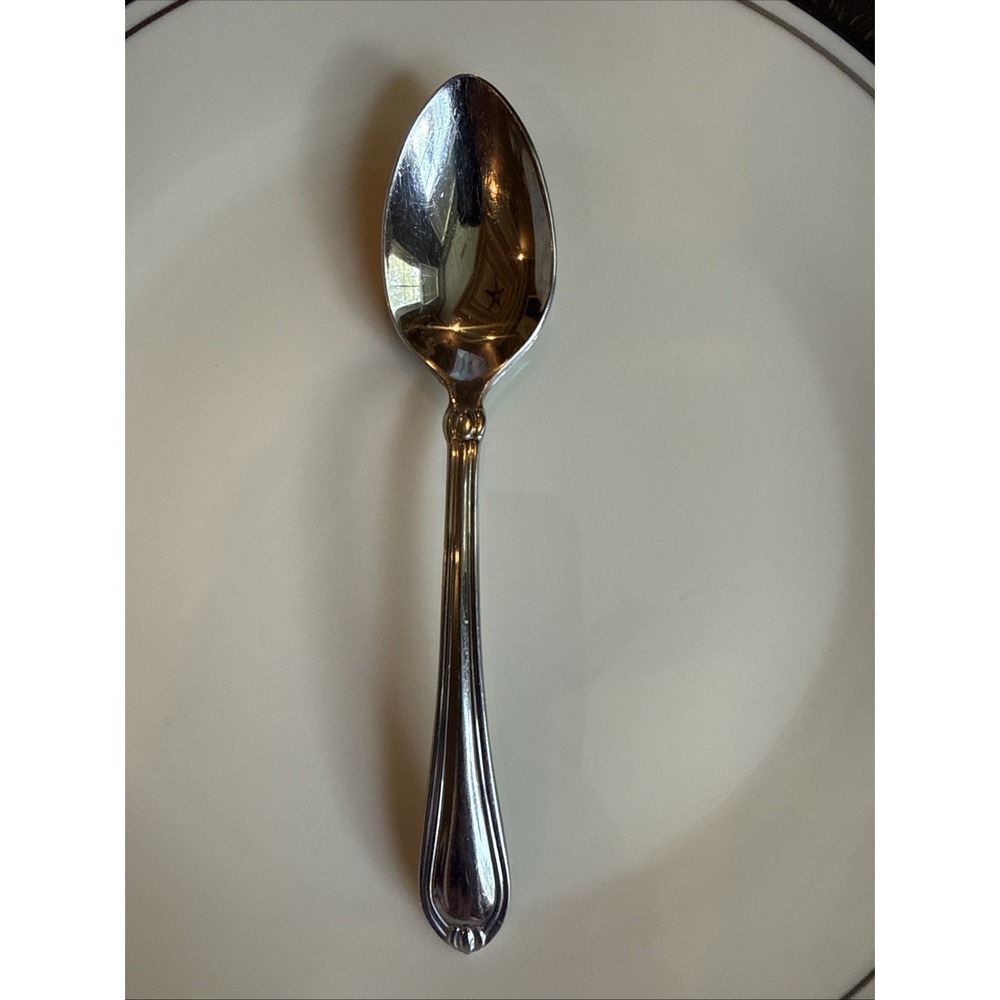 Lenox Chandelle 18/10 Stainless Flatware Tea Spoon 6 1/4 Inch RARE Used